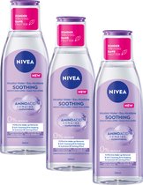 NIVEA Essentials Sensitive & Verzorgend Micellair Water - Gezichtsreiniger - 3 x 200 ml - voordeelverpakking