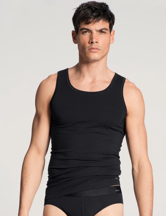 CALIDA-Cotton Code-Mannen-Shirt-Zwart-Maat-Niet van toepassing