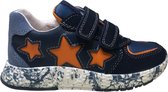 Naturino - Reagy - Mt 26 - velcro's orange sterren lederen sportieve sneakers - navy