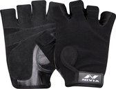 NIVIA New Dragon Sports Glove (Black, Size - Large) | Material - Spandex, Leather | Weight Lifting Gloves | Exercise Gloves | Fingerless Grip Gloves | Fitness Gloves | Crossfit Gloves