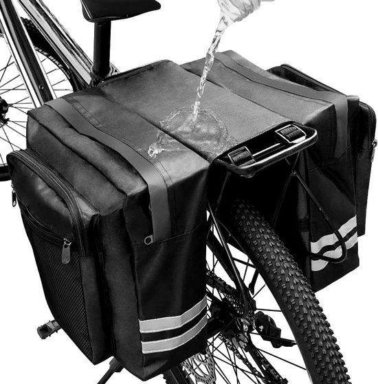 Comment installer sacoches vélo et porte-bébé sur le porte-bagages ?