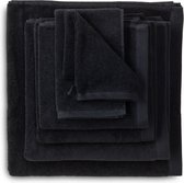 Heckett & Lane 2-pack katoen strandlakens zwart - 90x180 - luxe uitstraling - huidvriendelijk en duurzaam