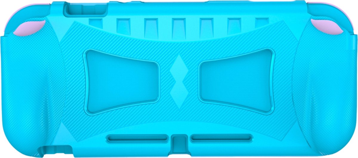 Grip TPU Bescherm Hoes Skin geschikt voor Nintendo Switch Lite - Blauw