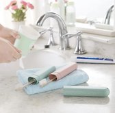 Reis tandenborstel case Blauw - Tandenborstel vakantie - Tadenborstel houder reizen - Tanden borstel opbergdoos - tandenborstel opbergen