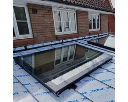 Lichtkoepel Plat Dak 60 x 250 cm | Platdakraam 600 x 2500 mm Driedubbel Glas | Zelfreinigend | 10 Jaar Garantie