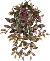 Tradescantia Kunsthangplant groen/rood 50cm