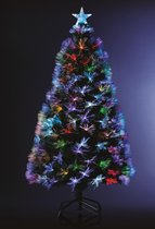 Lumières féériques et sapin de Noël en fibre de Noël - avec lumière colorée - 120 cm
