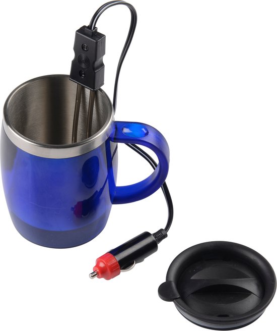 All Ride Thermobeker 24 V - met Verwarmingselement - 350ml - Blauw