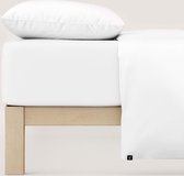 Schlafgut Drap- Hoeslaken en jersey de Pure Katoen Bio XL - 180x200 - 200x220 101 Full White