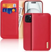 Dux Ducis - Telefoonhoesje geschikt voor iPhone 15 Plus - Hivo Series Case - Rood