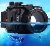 PULUZ 40m onderwater duikbril waterdichte camera behuizing voor Canon G7 X (zwart)