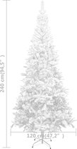 vidaXL-Kunstkerstboom-met-verlichting-en-kerstballen-L-240-cm-wit