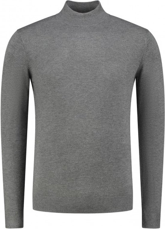 GENTS - Coltrui Heren - Truien Heren Volwassenen Turtle Neck lichtgrijs