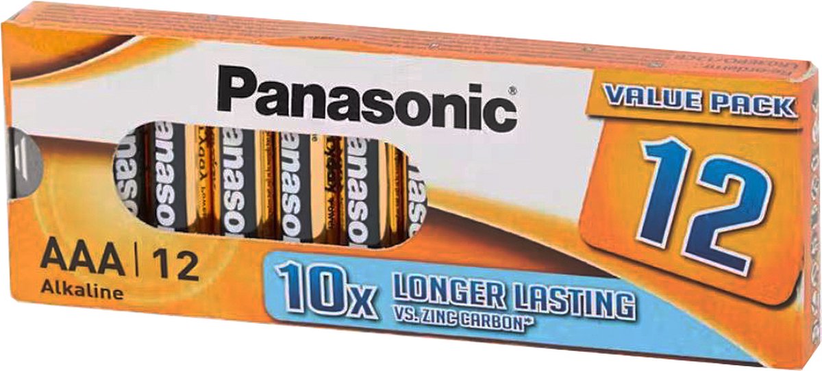 Panasonic LR03EPO/12CB batterijen AAA