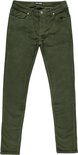 Legergroene corduroy spijkerbroek van Cars Jeans, voorkant.