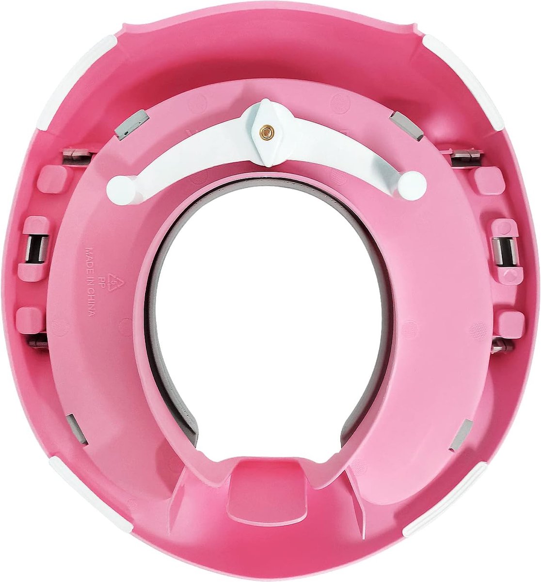 Toiletbril voor kinderen, wc-bril, wc-opzetstuk, kindertoiletbrilopzetstuk met zacht kussen en spatbescherming, potjestrainer voor jongens en meisjes, toilettrainer voor kinderen van 1-8 jaar, blauw