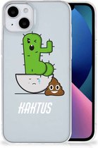 Beschermhoesje Geschikt voor iPhone 15 Plus Smartphone hoesje Cactus Poo