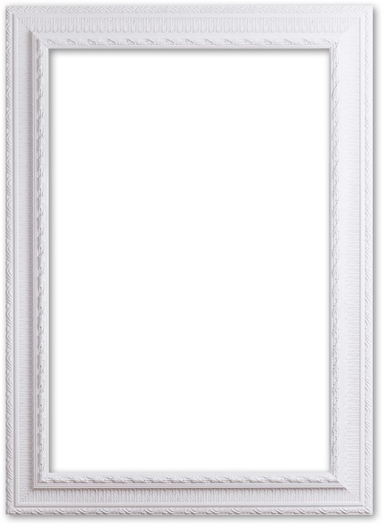 Cadre Baroque A3 Blanc - Dakota