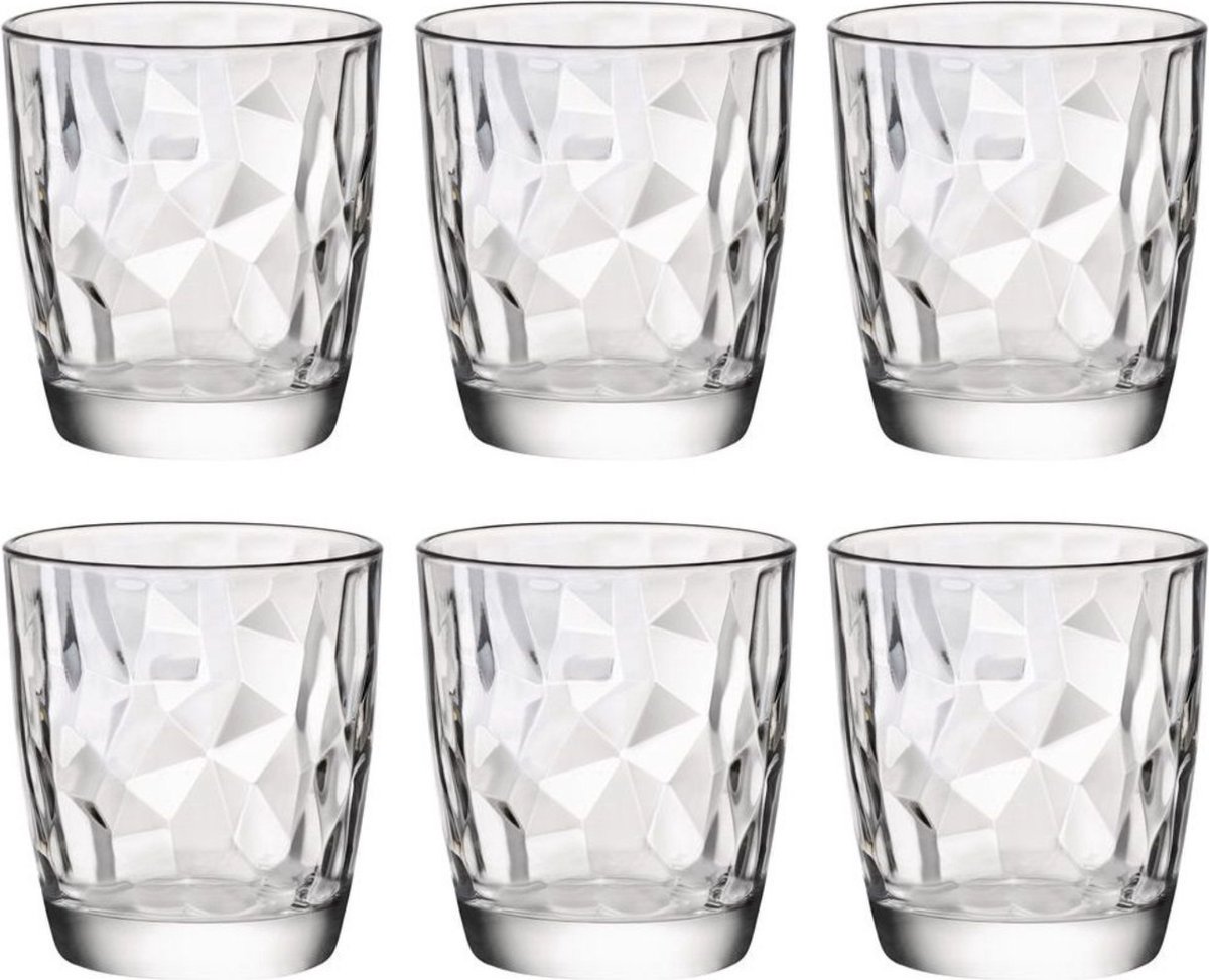 Bormioli Rocco Diamond waterglas - 30 cl - Set-6 - Bormioli Rocco