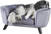 Enchanted Hondenbank - sofa romy pewter - grijs 67,5X40,5X30,5 CM-luxe
