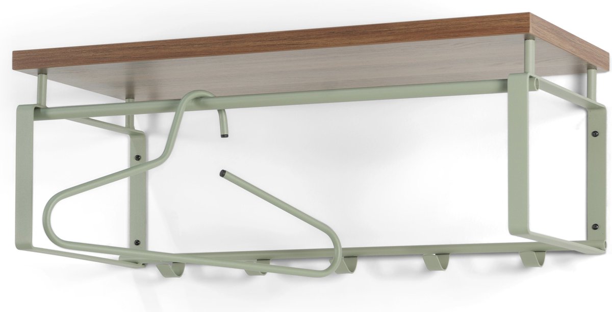 Spinder Design kapstok Rex 3 - Dusty Green - 5 haken - Staal