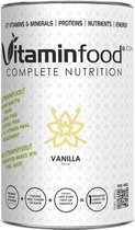 VITAMINFOOD | Complete Maaltijdvervangende Voeding | Smaak (VANILLE) | 27 Vitaminen&Mineralen | Suikervrije, Vegan Maaltijdvervangers |100g ErwtenProteïnen|pot =450