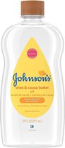 Johnson's Baby Oil, Mineral Oil Enriched with Shea & Cocoa Butter -591ml