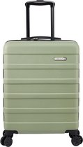 CabinMax Handbagage Koffer met Wielen - Reiskoffer 40L - Cijferslot - 55x40x20cm - Bodo Groen