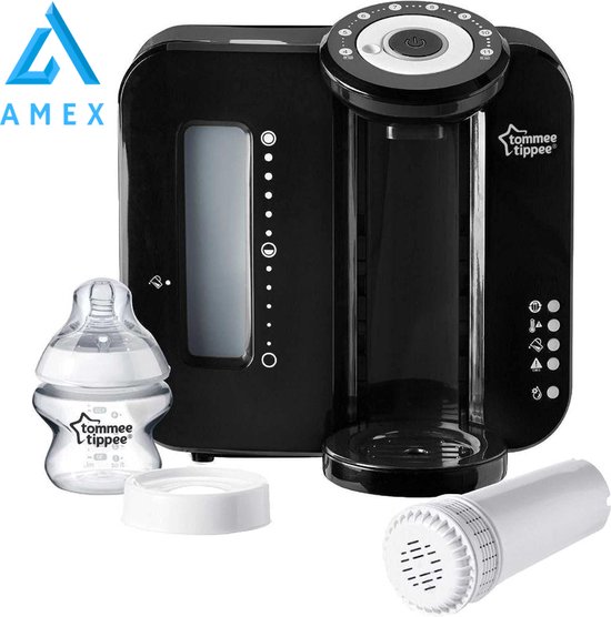  - Amex Flesvoeding Apparaat - Baby Melk Machine - Instelbare Warmte - Automatische Reinigingsfunctie - Baby Fles Maker