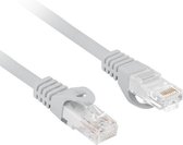 Lanberg - 2 m grijze Cat.6 UTP Ethernet-netwerkkabel PCU6-10CU-0200-S
