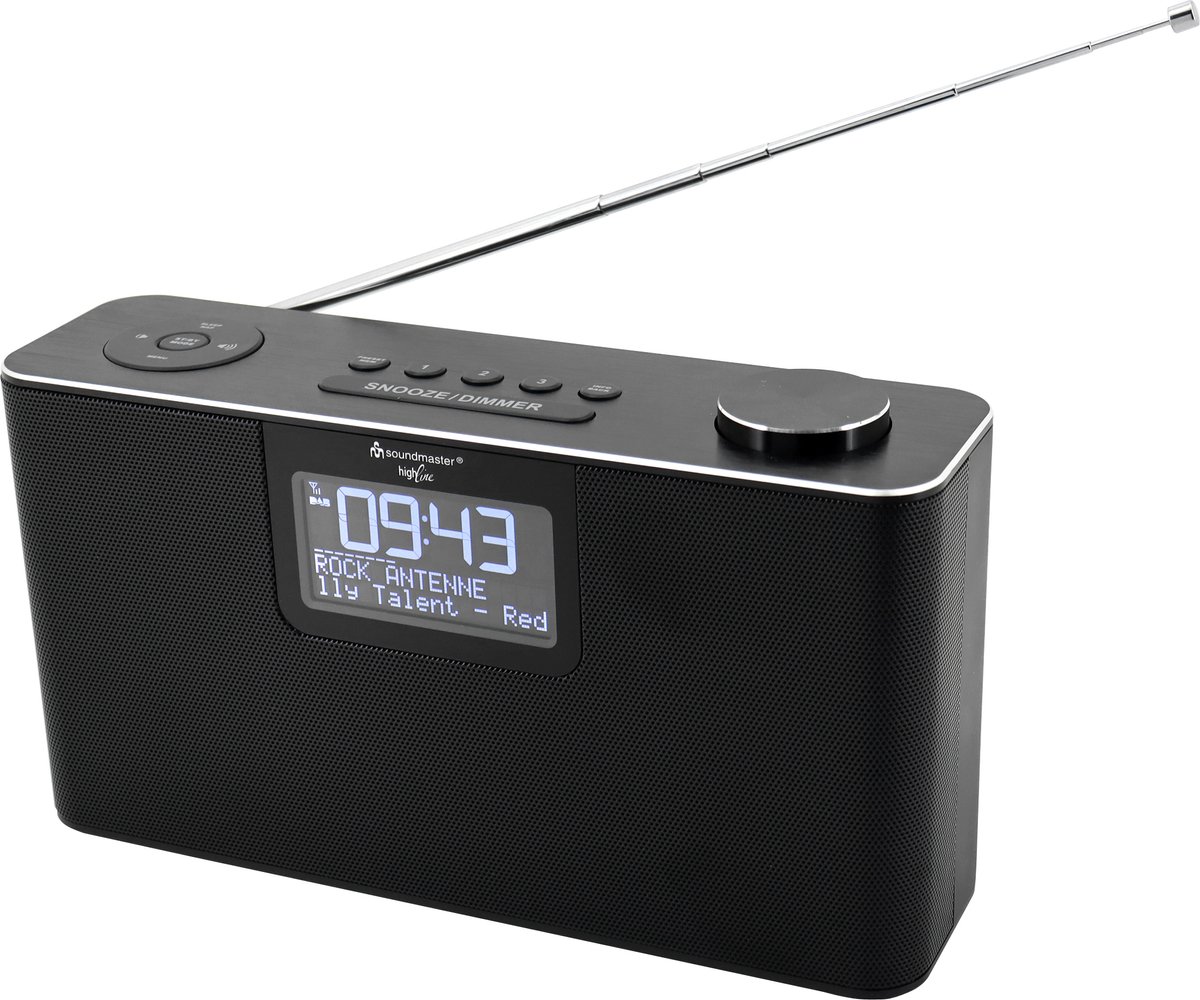 Soundmaster DAB700SW, Persoonlijk, Analoog & digitaal, DAB+, FM, 12 W, LCD, 7,37 cm (2.9