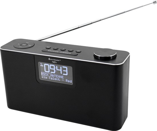 Soundmaster DAB700SW Radio Portatile DAB+ FM Con Bluetooth, USB, SD, Doppia Sveglia E Radiatori Passivi – Audio Potente 2x6W RMS