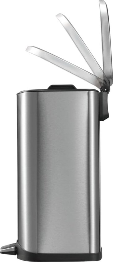 Poubelle à pédale 50 litres rectangulaire en plastique recyclé STEP BIN