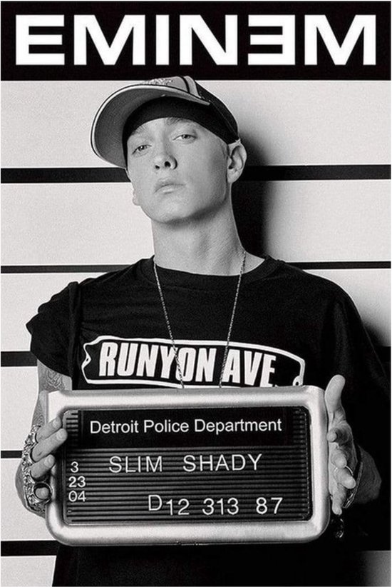 Pyramid Eminem mugshot Poster 61 x 91,5 cm