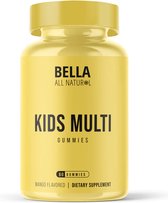 Bella All Natural - Kids Multi Gummies - Mango smaak - vitamine en minerale voor kinderen - makkelijk te kauwen met heerlijke mango smaak