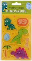 Herbruikbare Raamstickers Thema: Dinosaurus 7 stuks - Raamstickers voor Kinderen - Raamstickers Auto