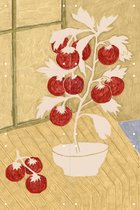 IXXI Tomatoes - Wanddecoratie - Artiesten en Schilders - 40 x 60 cm