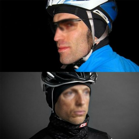 Motor Muts I Fiets Muts I Helm Muts I Bandana I Ventilerend I Motor Accessoires I Haarkapje Voor Helm I Zwart — afbeelding 3