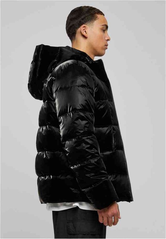 Urban Classics - Shark skin Puffer jacket - M - Zwart