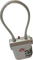 Travelsafe - Câble antivol TSA - Gris