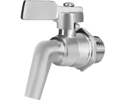 Keg waterkraan, Merrday roestvrij staal bier waterkraan 200 psi voor Homebrew vat fermentor wijn bier dranken sap dispenser kegels drinken vat 1/2 "