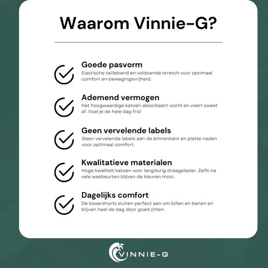 Vinnie-G Boxers 2-pack Grey Melange/Black - Taille XL - Sous-vêtements Homme Grijs - Geen d'étiquettes irritantes - Sous-vêtements homme en Katoen