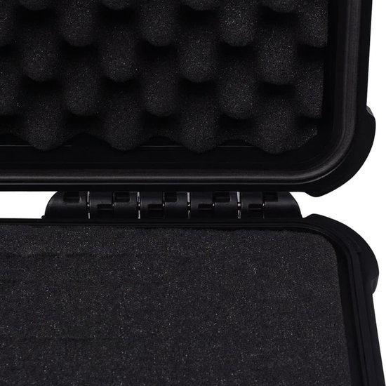 vidaXL Boîtier de protection 27x24,6x12,4 cm noir