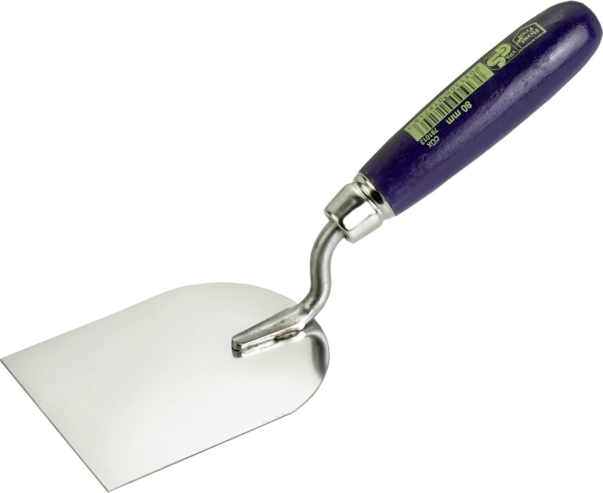 Stucadoorstroffel Recht 80 x 105 mm RVS