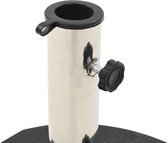 vidaXL Parasolvoet rond 20 kg graniet zwart