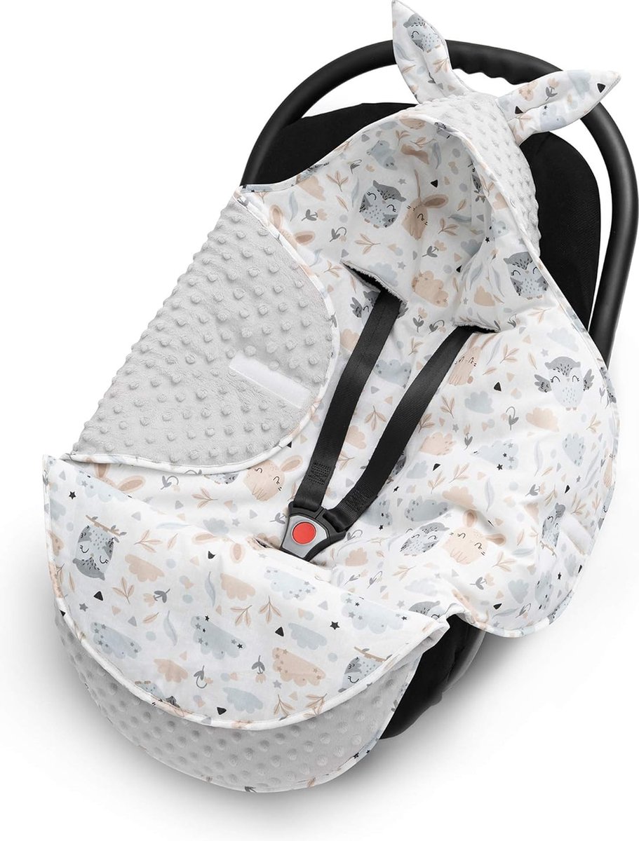 Couverture d'emballage pour siège bébé, poussette, landau, 90 x 90 cm,  couverture bébé