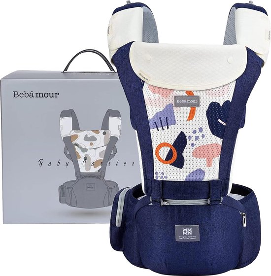 Porte-bébé pour 0 à 36 mois, porte-bébé 3D Air Mesh, sac à dos pour  nouveau-nés aux