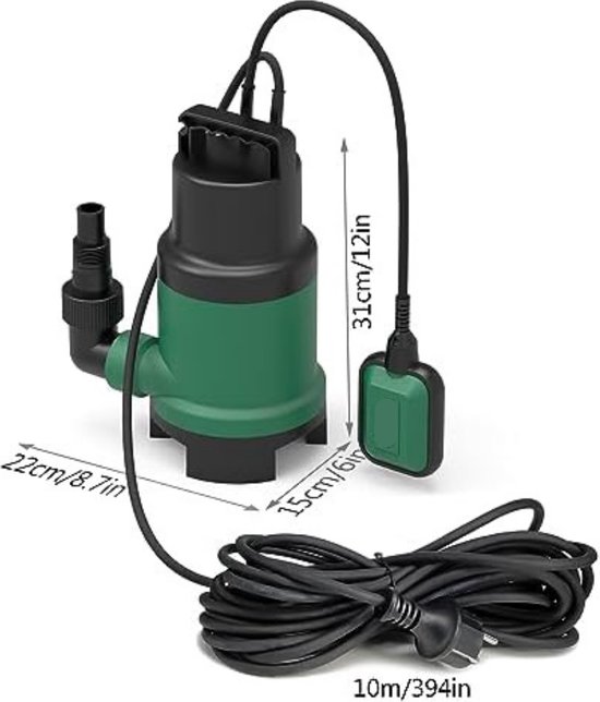 750 W Vuilwaterpomp met Geïntegreerde Vlotter en 750 W Vuilwaterpomp met Geïntegreerde Vlotter en