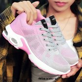 Nezr® Sneakers On Air - Sneakers Dames - Wandelschoenen - Loopschoenen - Sportschoenen - Lichtgewicht en Comfortabel - Roos - Maat 37