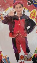 Costume Pete 4-6 ans violet avec rouge et chapeau Pete